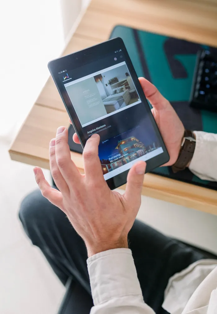 Προβολή ενός ολοκληρωμένου project σε tablet